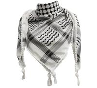Hperu Bufanda Palestina 48x48'' Keffiyeh Palestina Auténtica Bufanda Cuello Envoltura Algodón Shemagh Unisex Pañuelo Árabe Keffiyeh Palestino con Borla