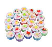 Hperu Kit de fabricación de 24 Paquetes de Nube, Juego Bonito Suave y no pegajoso para Manualidades, Juguetes de Aprendizaje para niños de Navidad -