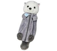 Hperu Lindo Estuche para lápices, Estuche de Felpa con diseño de Nutria Marina, de Gran Capacidad, Lindo portalápices con Cremallera para la Escuela, Oficina, hogar, Estudiantes, Almacenamiento d