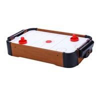 Hperu Mesa de Juego de Hockey de Aire de Mesa de 20 Pulgadas, con 2 Discos y 2 empujadores, Juego de Hockey de Aire portátil con Potente Ventilador para habitación de niños, Sala de Estar - para niñ