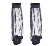 Hperu Midge Net, 1 par Midge Head Net, Manga de Ternera de Malla de Alta Densidad con Banda elástica, Transpirable Equipo al Aire Libre Anti-Sting para Acampar de Caminata de Senderismo