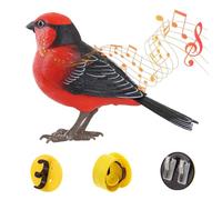 Hperu Robot Bird, Juguete eléctrico para pájaros Que cantan y cantan, Activado por Movimiento y Sonido, simulación con Pilas, Lindos Juguetes interactivos para niños, Estilo 2, Figuras