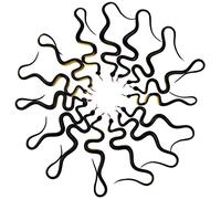 Hperu Serpiente, 15 Serpientes de Goma realistas de 17, 72 Pulgadas, Juguetes de Serpiente Flexibles e Impermeables para Control de pájaros en el jardín y bromas de los Inocentes