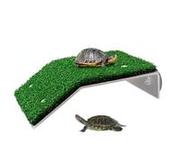 Hperu Tortuga Rampa Tortuga Basking with Suction Cup Bear hasta 2 kg Resina Tortuga Tortuga Escalera Terrace descansando Accesorios de Tortuga para Tortuga para Tortugas de Rana de Reptil