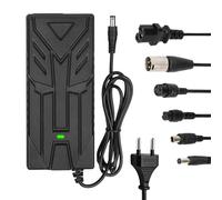 HPGAAVD 42V 2A Cargador Patinete Electrico，Cargador Patinete Xiaomi，36V Carrgador Universal de baterías Litio con 6 Conectores，Carga rápida para Hoverboard, Bici Equilibrata, Drifting Board, E-Bike