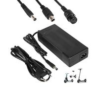 HPGAAVD 42V 2A Cargador Patinete Electrico para Xiaomi M365/Ninebot G30/E/F Series，36 V Cargador Universal de baterías Litio con 3 Conectores，Cargador rápida para Hoverboard，E-Bike，Scooter Eléctrico