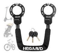 HPGAAVD Candado de Esposas Patinete Electrico, Antirrobo Para Bici，Candado de alta Seguridad，Antirrobo con Cadena de 8 mm de Grosor für Scooters/Patinete Eléctricas/Bicicletas/E-Bike/Moto