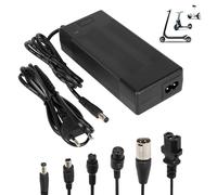HPGAAVD Cargador Patinete Electrico，42V 2A Cargador Patinete Xiaomi，Carrgador Universal de baterías Litio de 36 V con 6 Conectores，Carga rápida para Hoverboard，E-Bike，Scooter Eléctrico
