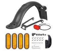 HPGAAVD Guardabarros Trasero para Xiaomi M365 Pro2/Pro/1S/Essentia Patinete Eléctrico，Guardabarros Trasero Scooter con Luz Trasera LED/Funda Reflectante y Gancho，Xiaomi Patinete Repuesto Accesorios