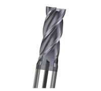 HPGHZNYNMK Fresa de extremo carburo flauta Mini herramientas corte metal acero Punta decimal Escariador cónico(D10.9X30XD12X75L)
