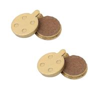 HPGHZNYNMK Pastillas De Freno For Patinete Eléctrico Rueda Ancha, Piezas Disco Trasera Accesorios para scooters(All-metal 2 pair)
