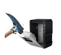HPHPH Caja Fuerte, Caja de Seguridad for Llaves con contraseña de 4 dígitos, de Metal, for Exteriores, Resistente al Agua, for Montar en la Pared, antirrobo Resistente, Seguro, Interior y Exterior.
