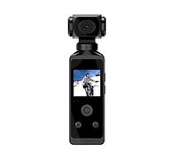 HPHPH Camara Deportiva, Cámara de acción de Bolsillo 4K Pantalla LCD HD 270 ° giratoria Mini cámara Deportiva con Funda Impermeable for de Viaje,Al Aire Libre, Deportes, Vídeo