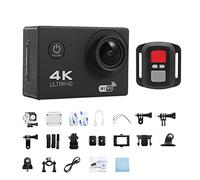 HPHPH Camara Deportiva, Cámara de acción Ultra HD 4K / 30fps 2.0 Pulgadas 170D Impermeable subacuático Cámaras de grabación de Video Cámara Deportiva,Al Aire Libre, Deportes, Vídeo(Nero)