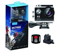HPHPH Camara Deportiva, EK7000 4K Cámara de acción Ultra HD Videocámara DV a Prueba de Agua Cámaras de 12MP Cámara Deportiva 170 Grados Gran Angular Original,Al Aire Libre, Deportes, Vídeo