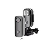 HPHPH Camara Deportiva, Mini cámara de Pulgar 1080P30FPS / 4K30FPS H.265 12MP 2.4G 30M Estuche Impermeable Action Sport DV Videocámara,Al Aire Libre, Deportes, Vídeo(C100Plus Standard,Nero)