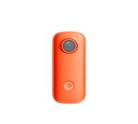 HPHPH Camara Deportiva, Mini cámara de Pulgar 1080P30FPS / 4K30FPS H.265 12MP 2.4G 30M Estuche Impermeable Action Sport DV Videocámara,Al Aire Libre, Deportes, Vídeo(C100Plus Standard,Oranje)