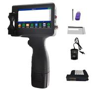 HPHPH Impresora de Mano Portátil, Inglés 12.7mm Imagen Código de Imagen Número de Serie Impresora de máscara portátil Impresora de inyección de Tinta térmica de Mano,para Logotipo/Imagen/Código QR