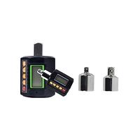 HPHPH Llave dinamométrica digital, cabezal de visualización de medidor de par digital de 3 piezas para reparación de coches de bicicleta, probador de llave de bicicleta con adaptador 3-200 N.m