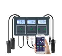 HPHPH Medidor TDS, Tuya Smart PH ORP TDS EC Salt S. G Temp CF Monitor medidor en línea Probador de Calidad del Agua de Acuario Controlador Registrador de Datos,TDS Water Quality Tester(with Liquid)