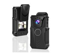 HPHPH Mini cámara portátil Full HD 1080P montada for Perro, pequeña cámara portátil de policía con visión Nocturna(Only Camera)