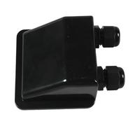 HPHPH Soporte fotovoltaico for Caravana o Autocaravana, Caja de Entrada de Cables Doble, Soporte for Conector de Cables de Techo, Accesorios for Autocaravana, Caravana, yate o Coche(Nero)