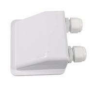 HPHPH Soporte fotovoltaico for Caravana o Autocaravana, Caja de Entrada de Cables Doble, Soporte for Conector de Cables de Techo, Accesorios for Autocaravana, Caravana, yate o Coche(Bianco)