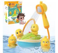 HPiano Juguetes de Baño de 1 2 3 4 años,Juguetes de Baño para Bebés Patos con Cabeza de Ducha,Juguetes de Baño para Mayores de Tres Años,Juguetes de Bañera Juguetes de Bañera Regalos para Niños