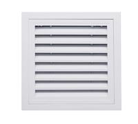 HPIRFYE Blanco Puerta de inspección de persianas Techo,Trampilla Buhardilla Empotrada Aluminio,Solapa Puerta inspección con bisagra,Fácil de Instalar