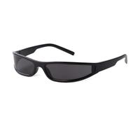 HPIRME Espejo Gafas de sol deportivas Mujeres Hombres Rectángulo Gafas de sombra estrecha Hombre Punk Ciclismo Conducción Gafas de sol Mujer UV400, C1, talla única
