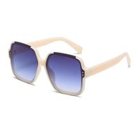 HPIRME Gafas de gran tamaño para mujer, modernas, vintage, para hombre y mujer, con montura retro (C5)