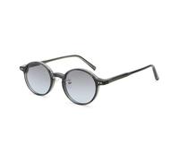 HPIRME Gafas de moda para mujer, con protección UV400, redondas, de acetato CP (5)