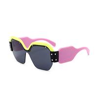 HPIRME Gafas de sol cuadradas para mujer, gafas de sol femeninas Vintage de gran tamaño, tonos UV400,4, talla única