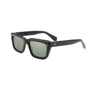 HPIRME Gafas de sol de acetato tono amarillo con gafas de sol antiguas.,Negras G15,Talla única