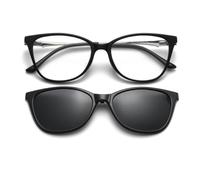 HPIRME Gafas de sol de moda para mujer con clip magnético, polarizadas (1)