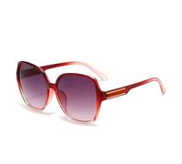 HPIRME Gafas de sol de moda para mujer, estilo retro, montura grande, para exteriores, vacaciones, hombre, UV400 (C5)