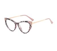 HPIRME Gafas de sol estilo ojo de gato para mujer, moda, bicolor, montura grande.