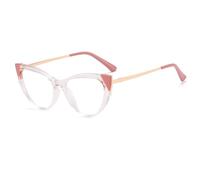 HPIRME Gafas de sol estilo ojo de gato para mujer, moda, bicolor, montura grande.