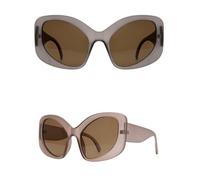 HPIRME Gafas de sol estilo ojo de gato vintage Mujer Máscara irregular retro Gafas de sol de gran tamaño Gafas de sol UV400, 1, talla única