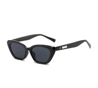 HPIRME Gafas de sol estilo vintage para hombre, con protección UV400, para conducir (negro y gris polarizado)