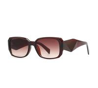 HPIRME Gafas de sol estrechas con montura retro estilo urbano (burdeos)