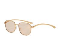 HPIRME Gafas de sol metálicas estilo retro (Champagne)