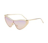 HPIRME Gafas de sol para mujer, montura de una pieza, estilo hip hop, estilo urbano, protección a la moda (C7)