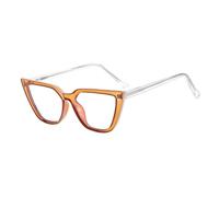 HPIRME Gafas de sol transparentes estilo ojo de gato para mujer
