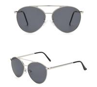HPIRME Gafas de sol vintage de metal para mujer, estilo retro, para deportes al aire libre (BLS3625-C2C6)