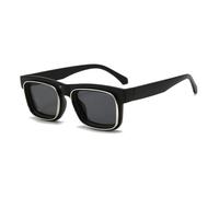 HPIRME Gafas de sol vintage para hombre, rectangulares, ovaladas para mujer (1)