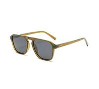 HPIRME Gafas polarizadas para hombre y mujer, estilo vintage, con protección UV400, montura moderna, accesorio para exteriores, estilo retro (C5)