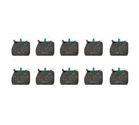 HpLi 10 Piezas Bloque de Terminal de Tornillo de Contacto Individual ZBE-101/ZBE-102, Terminal Eléctrico para Interior y Exterior (ZBE-101)