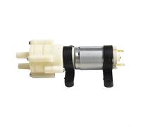HpLive 1 bomba de membrana refrigerada por agua R385 CC 6-12 V, carcasa de silicona negra que absorbe los golpes y es silenciosa, 95 x 47 x 36 mm con entrada de 5 mm, flujo máximo