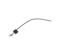 HpLive 1 candado de cable de acero con llave antirrobo de aleación para núcleo y carcasa de metal (negro)